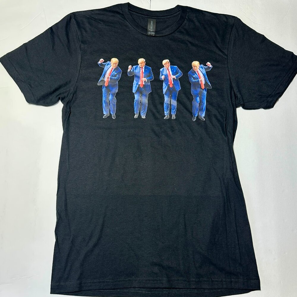 Dancing President Donald Trump - MAGA - Make America Great Again - Men's Shirt